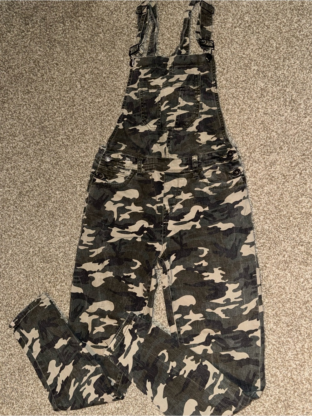 Camo Utility Womens Overalls
